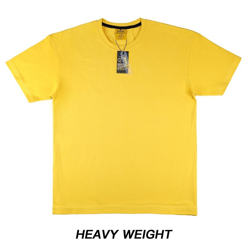 [RCM] SILENCE Series OVERSIZE Heavyweight 3D T-shirt-Apricot 190117-07 - Men's T-Shirts & Tops - Cotton & Hemp Yellow