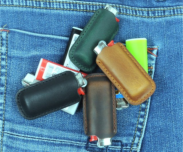 Handmade Genuine Leather Lighter Case For Cricket Lighter