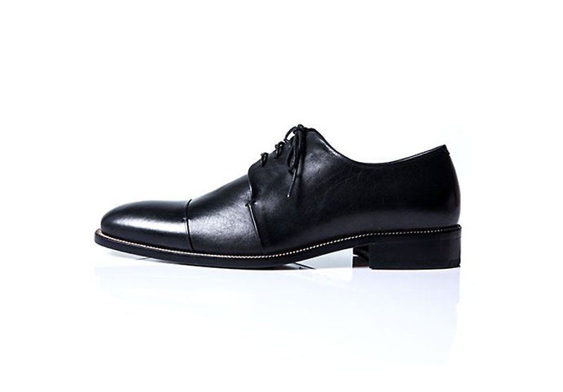 NOUR classic MAN derby - Black - Men's Casual Shoes - Genuine Leather Black