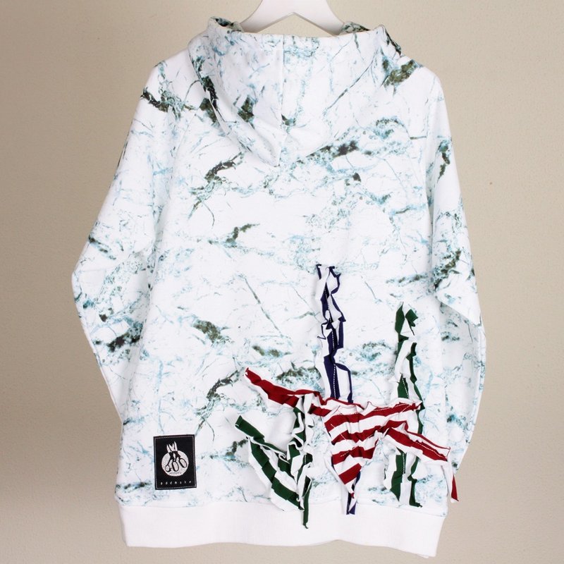 Jersey Hooded Sweat-Shirts (M) - 帽T/大學T - 聚酯纖維 白色