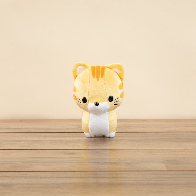 Mini Bellzi | Tabbi 小虎斑貓玩偶畢業、老師禮物 - 公仔模型 - 其他人造纖維 黃色