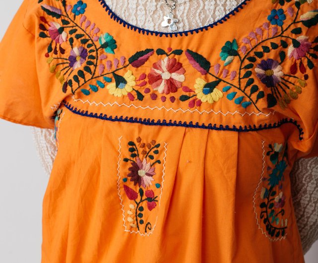 メキシカン刺繍ドレス.メキシカン民族衣装【初恋販売店