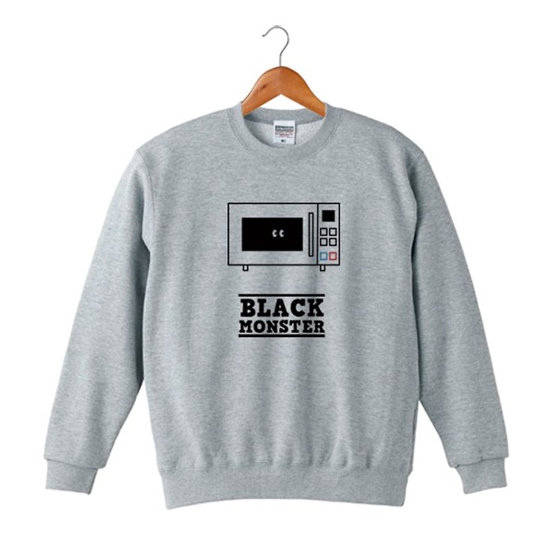 Black Monster # 12 Sweatshirt - Unisex Hoodies & T-Shirts - Cotton & Hemp Gray