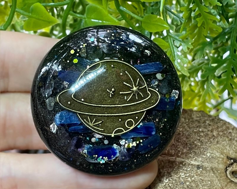 宇宙星球奧剛隨身盤 | 轉換負面情緒 | 冥想靜心 - 其他 - 水晶 黑色