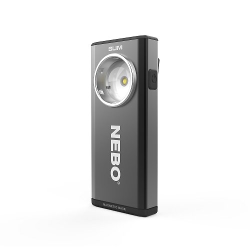 英國True Utility多功能工具 【NEBO】Slim超薄型充電可調光LED燈-黑-吊卡版