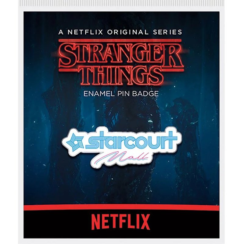 【Stranger Things】 Starcourt Mall Starcourt Mall Enamel Brooch / Stranger - Brooches - Enamel Multicolor