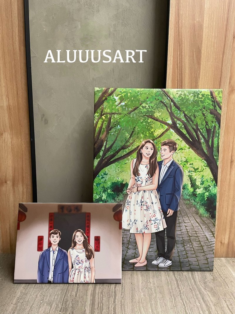 [Additional purchase of Xiyan Hui products] Portrait Xiyan Hui additional purchase of 12M large frameless painting - กรอบรูป - กระดาษ หลากหลายสี