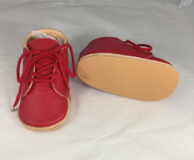 日本製 お名前入りベビーシューズ 茶色 ひも靴 11cm 12 5cm 13 5cm ショップ Jiu Baby Shoes ベビーシューズ Pinkoi