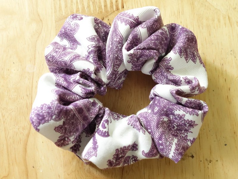 Play cloth hand made. Purple Love colon circle tress - Hair Accessories - Cotton & Hemp Purple