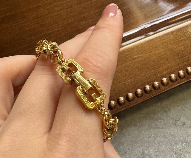 Givenchy Gold G Chain Bracelet