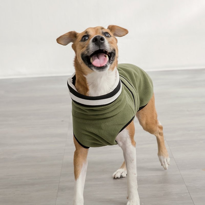 Wangmiao Warm Turtleneck_Army Green (7L) Warm and Comfortable/Easy to put on and take off/Walk for ease/Keep pets warm