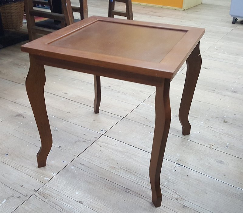 [Xiongkang wood workshop] small square table - Other - Wood Brown