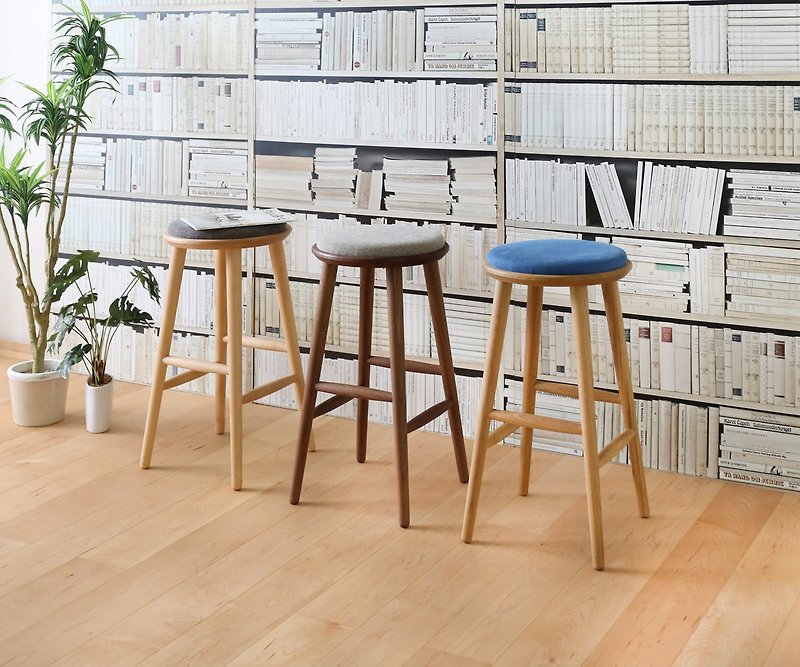 Asahikawa Furniture Interior NASU bolero counter stool - เก้าอี้โซฟา - ไม้ 