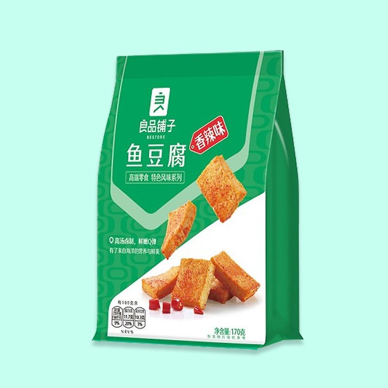 【BESTORE】BESTORE Spicy Fish Tofu - 170g - ขนมคบเคี้ยว - วัสดุอื่นๆ 
