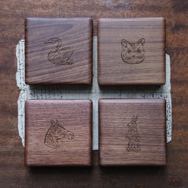 Jewelry Box アクセサリー収納　アクセサリーケース - 居家收納/收納盒/儲物盒 - 木頭 咖啡色