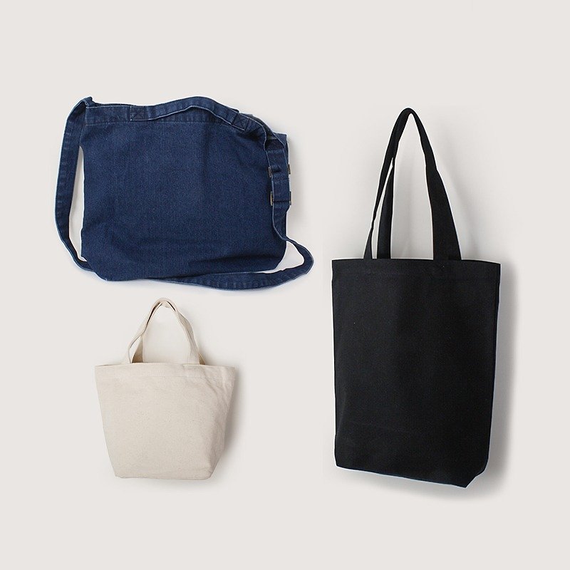 Goody Bag - three wishes to meet the canvas bag at once - Messenger Bags & Sling Bags - Cotton & Hemp 