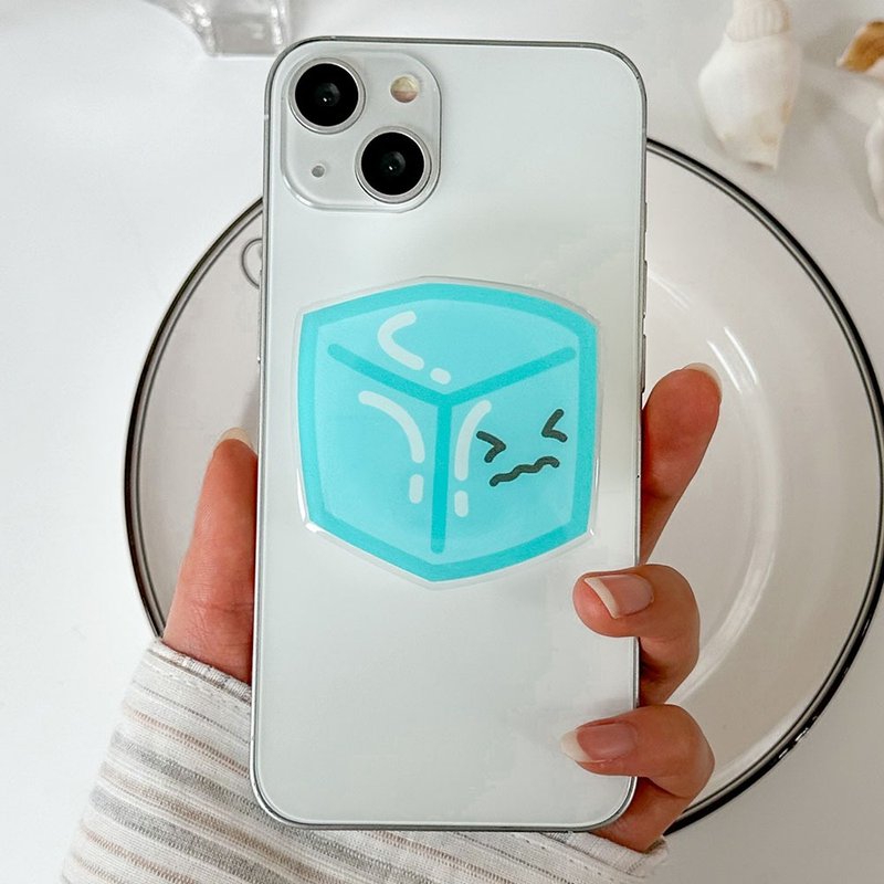Ice grip smartphone acrylic smart tok - 手機配件 - 壓克力 藍色