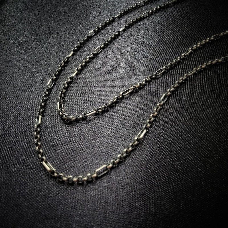 [Gradient Oval Chain] - Sterling Silver Necklace - Necklaces - Sterling Silver Silver