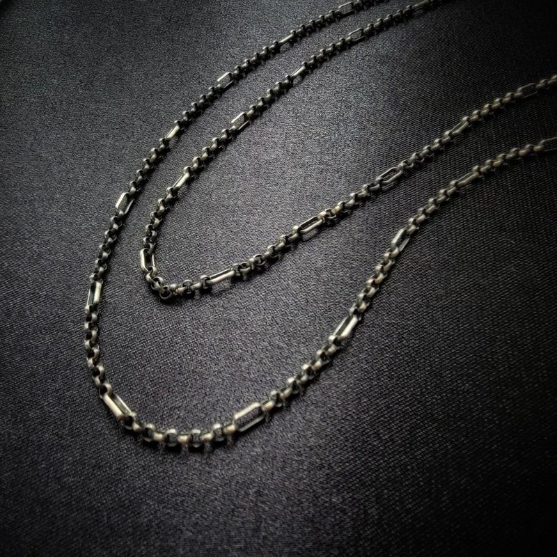 [Gradient Oval Chain] - Sterling Silver Necklace - Necklaces - Sterling Silver Silver