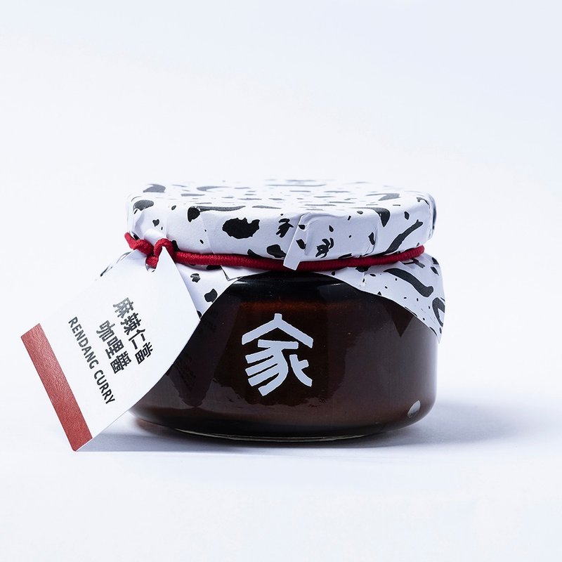 【花蓮家咖哩】麻辣仁當咖哩醬 - 醬料/調味料 - 其他材質 白色
