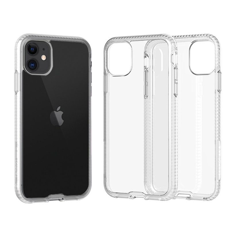 British Tech21 CLEAR anti-collision hard clear shell iPhone 11 5056234729465 - Phone Cases - Other Materials Transparent