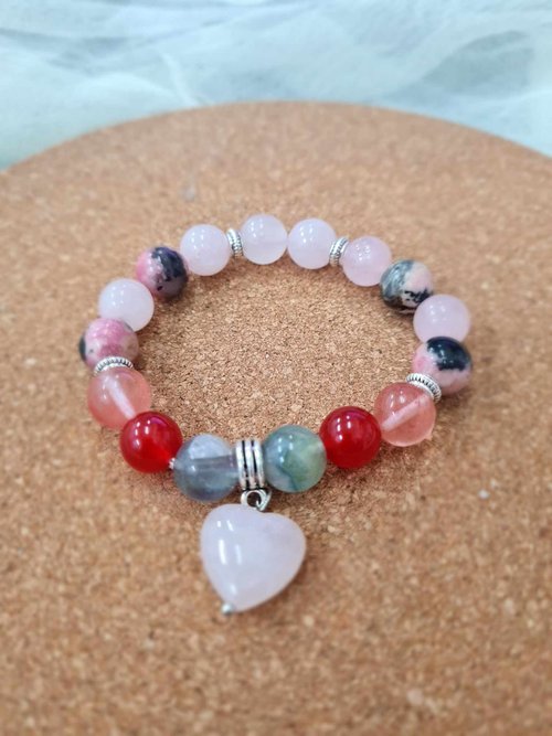 パワーストーンブレスレット　愛と健康 Amazon.co.jp: 愛と健康運 ヘマタイト ピンクタイガーアイ