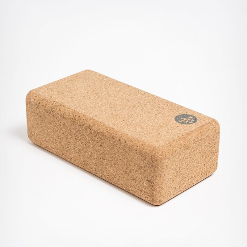 【Manduka】Lean Cork Block 軟木瑜珈磚 - 80D - 運動/健身器材 - 其他材質 卡其色