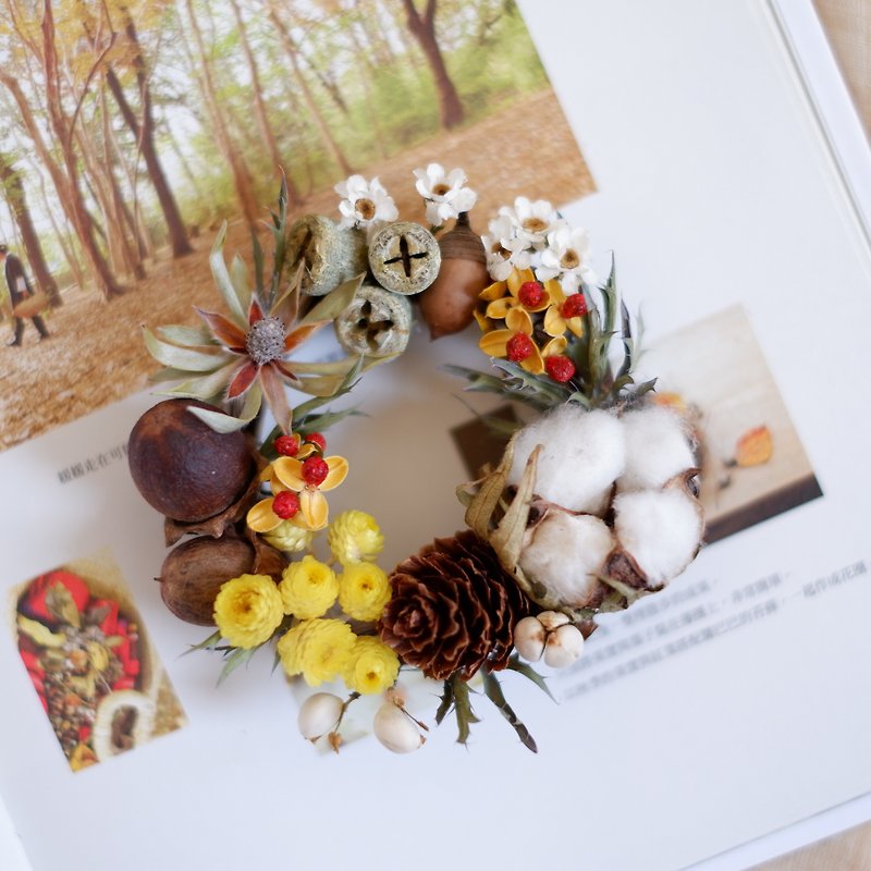 To be continued | General Fruit Dry Flower Mini Palm Wreath Shooting props Wall Decorations Gifts Gifts Wedding Arrangements Office Small Objects Home Exchange Gifts Christmas Spot - Items for Display - Plants & Flowers Multicolor