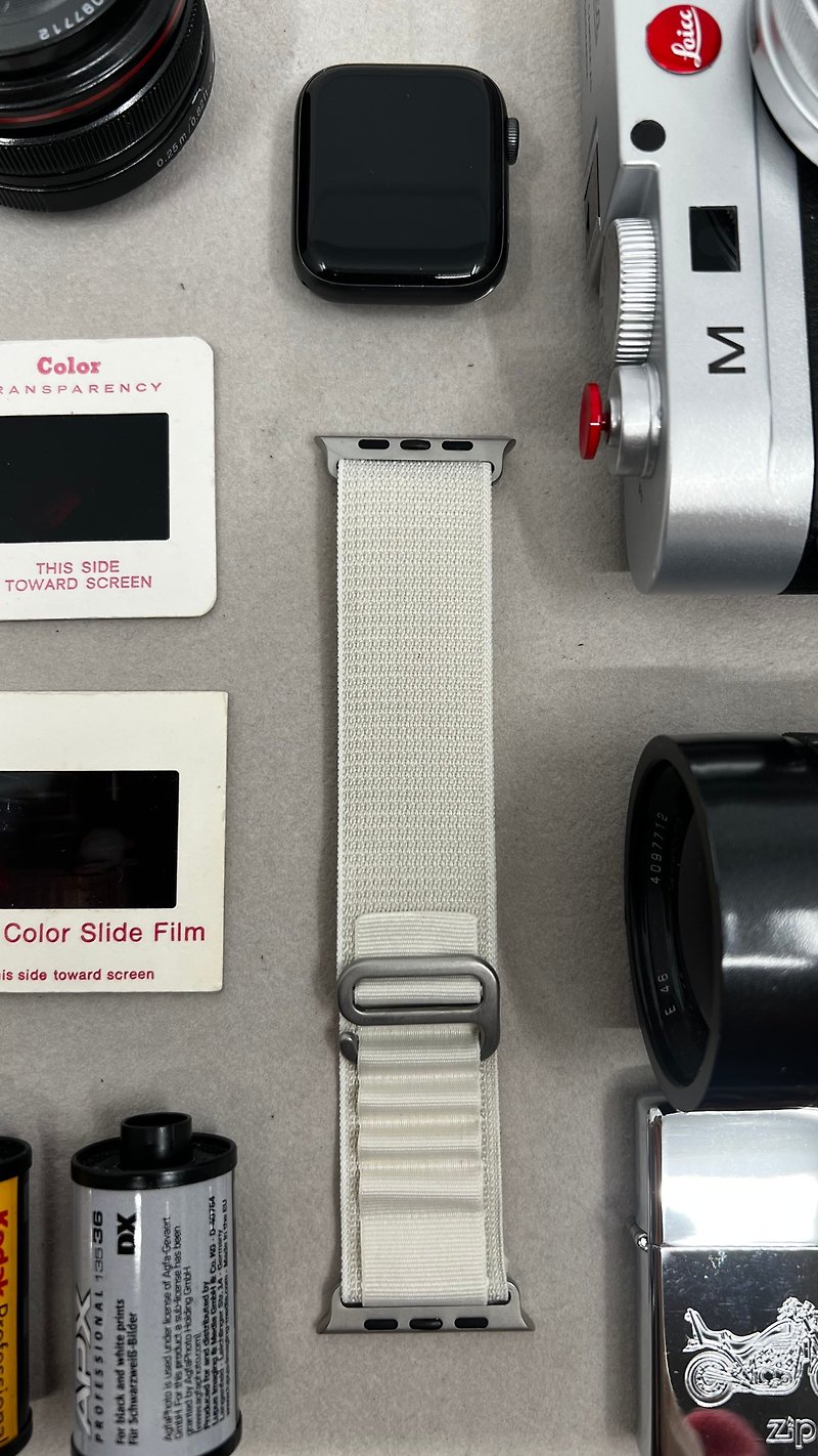 アップル ウォッチ ウルトラ アルパイン ループ ウォッチ バンド スターライト カラー サミット ブレスレット ストラップ - 腕時計ベルト - その他の化学繊維 グリーン