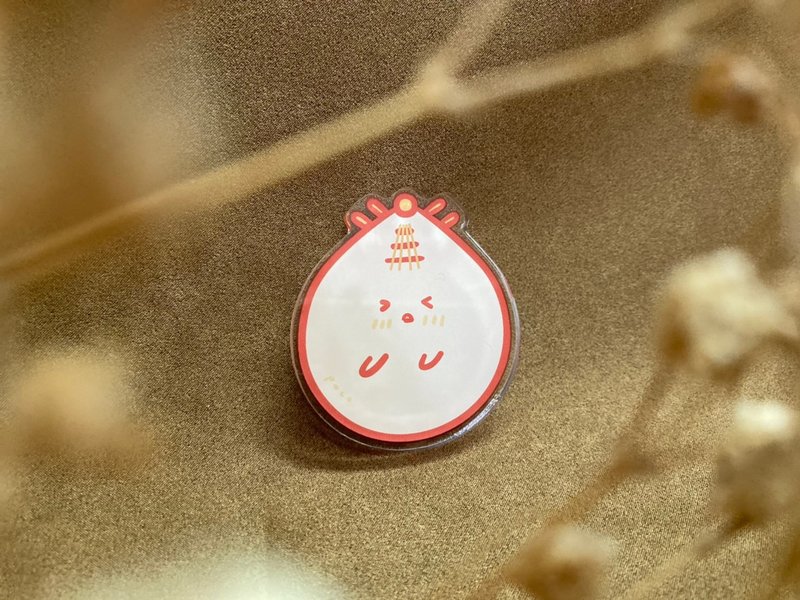 琵琶星球胖嘟嘟－POCO手機氣囊支架 - 其他 - 塑膠 紅色