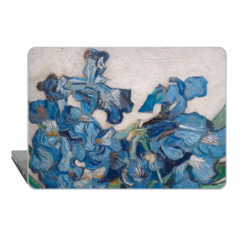 MacBook case MacBook Air MacBook Pro Retina van Gogh irises MacBook Pro art 1835 - Tablet & Laptop Cases - Plastic Blue