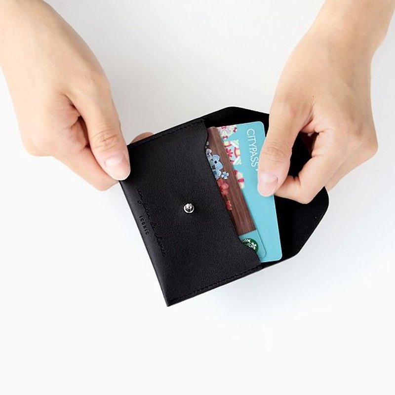 ICONIC minimal ticket holder - personality black, ICO50220 - Card Holders & Cases - Plastic Black