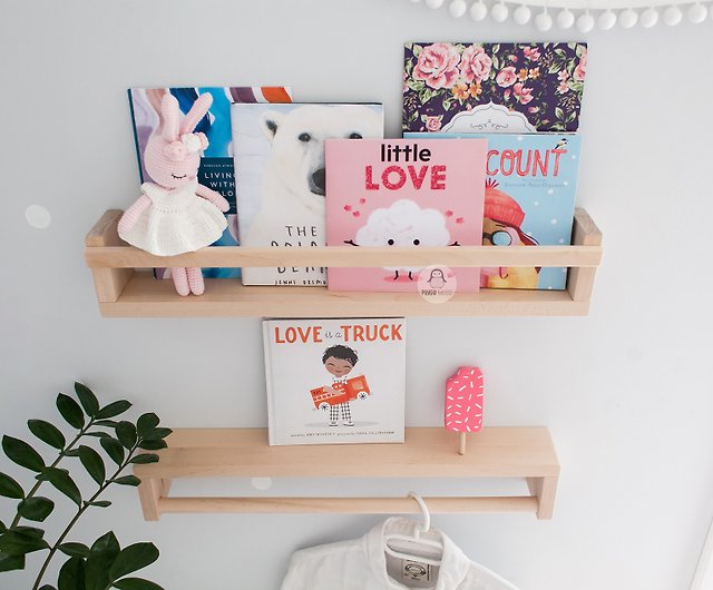 Floating wall shelves, small hanging plant shelves. Y2k room decor  aesthetic. - Shop Wood and Epoxy Shelves & Baskets - Pinkoi