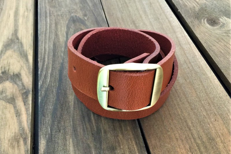 3cm 皮帶 // 3cm Leather Belt // 腰帶 // 復古皮帶 // 經典皮帶 - 皮帶/腰帶 - 真皮 