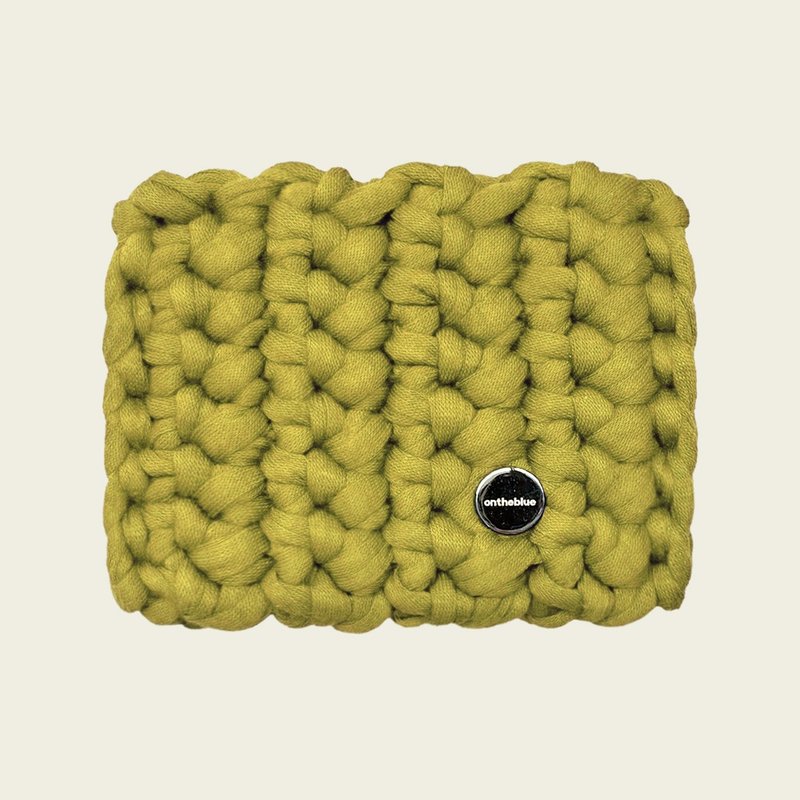 ontheblue card case _ olive - 錢包/皮夾/長短夾 - 棉．麻 