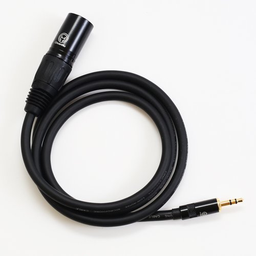 川木音箱 x ChuanMu Audio xlr 3.5 麥克風連接線【川木】全新現貨【W119】3.5mm轉卡農公頭