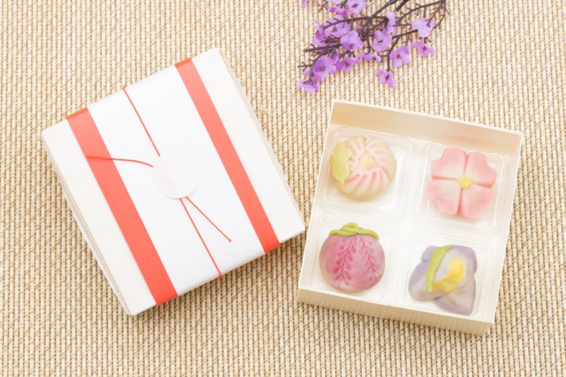 和菓子 | 【5月限定款】上生菓子 練切和菓子 (4個入) - 蛋糕/甜點 - 新鮮食材 