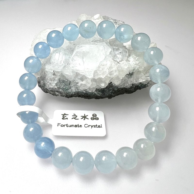 漸變式海藍寶手串 | 水晶 | 水晶手串 | 水晶手鏈 | 水晶手鍊 - 手鍊/手環 - 水晶 藍色