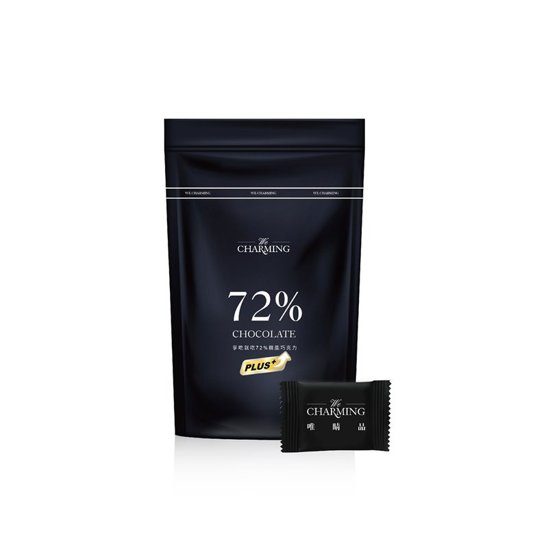 WeCharming 唯睛品 享吃就吃PLUS 72%機能巧克力(50片/袋) - 其他 - 其他材質 