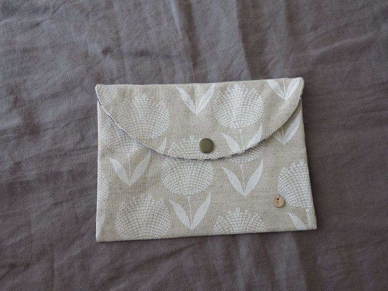 [Not shy] Hygienic cotton pouch (original white at the end of white) - Toiletry Bags & Pouches - Cotton & Hemp 