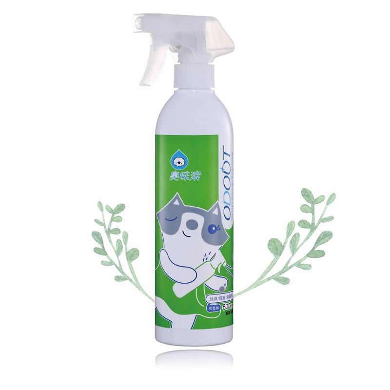 [For cats] 500ml deodorant/bacteriostatic spray bottle - ทำความสะอาด - สารสกัดไม้ก๊อก สีเขียว