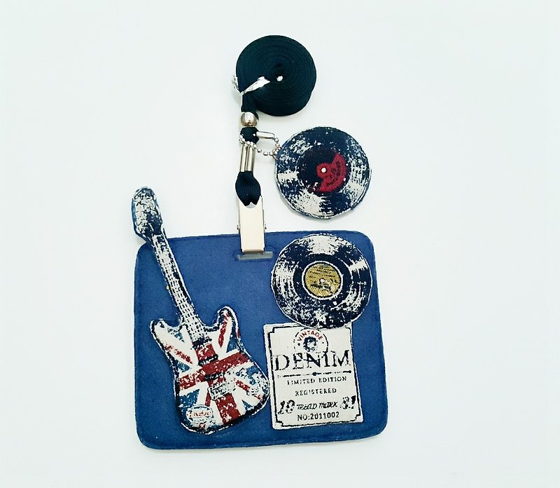 Mini bear hand-made British style multi-function card set/document set + identification card exclusive - ID & Badge Holders - Cotton & Hemp 