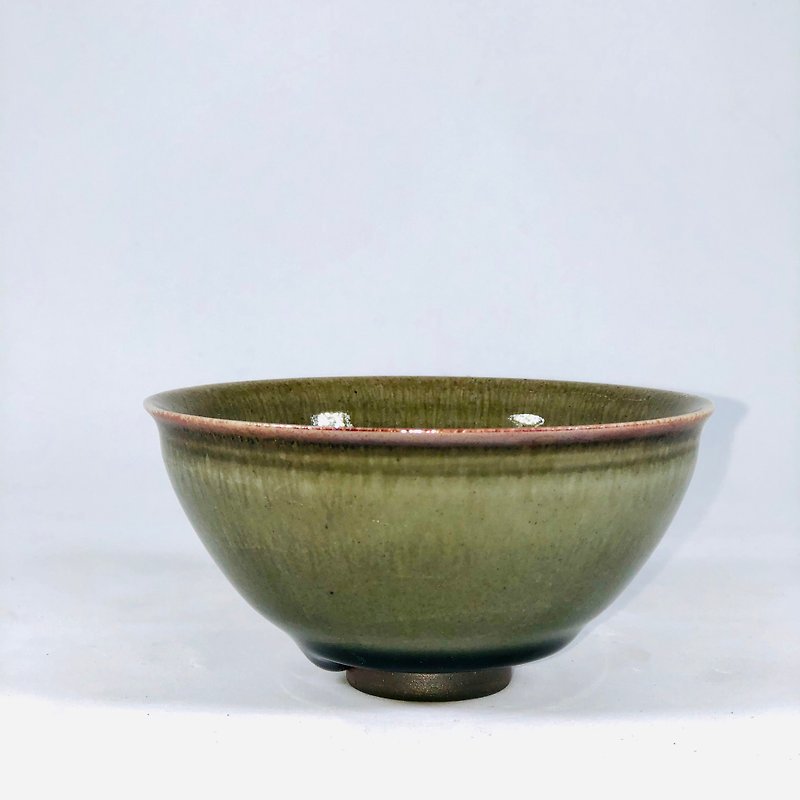 手作柴燒 龍泉青瓷茶碗LONG004 - 茶具/茶杯 - 其他材質 