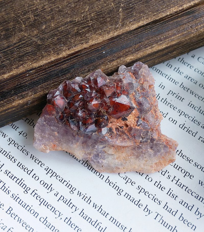 Amethyst 贊比亞產地 紅極光 紫水晶 天然礦石 原礦 - 擺飾/家飾品 - 其他材質 