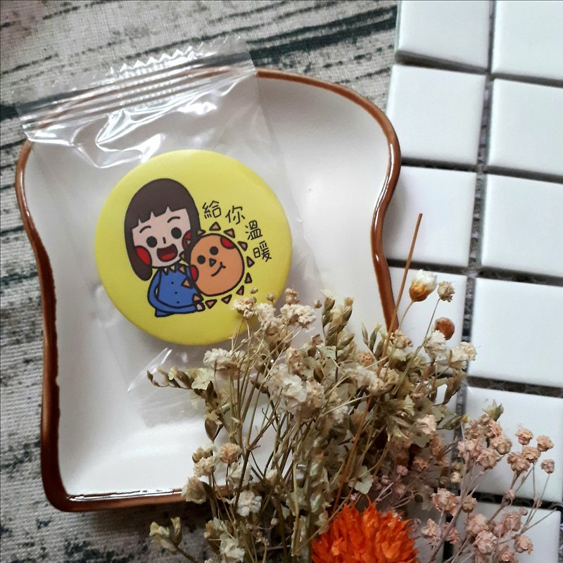【CHIHHSIN Xiaoning】Warm Badges for You_Buy 3 Get 1 Free Badge in the whole hall - Badges & Pins - Plastic 