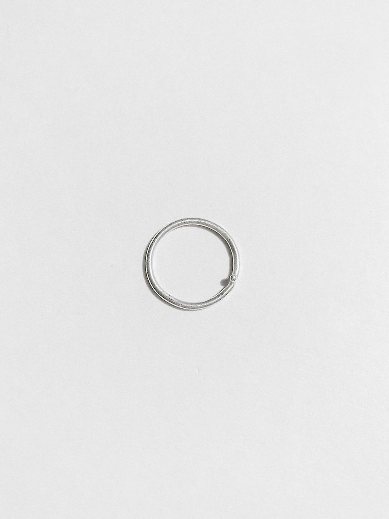 Single Bubble Ring - แหวนทั่วไป - เงินแท้ สีเงิน