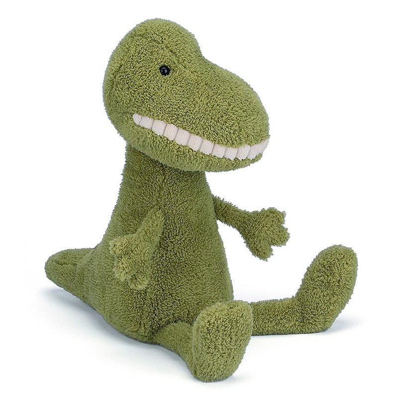 Jellycat Toothy T Rex - Stuffed Dolls & Figurines - Polyester Green