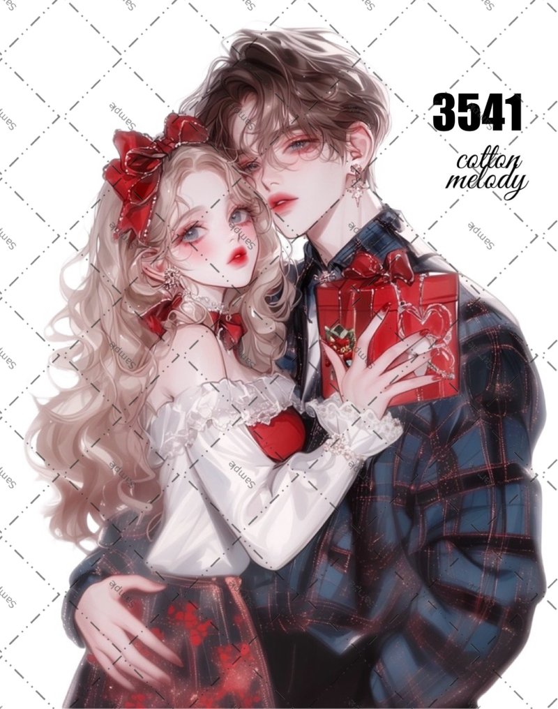original sticker no.3541 人物ステッカー オリジナルステッカー オリジナル人物ステッカー 装飾ステッカー cotton melody - 貼紙 - 紙 