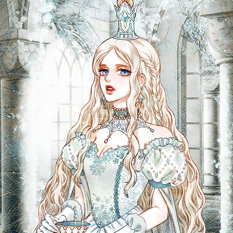 White queen sticker (8color) - Stickers - Paper 