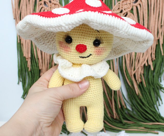 Amigurumi ENGLISH Mushroom Pattern, PDF, Crochet Mushroom Pattern